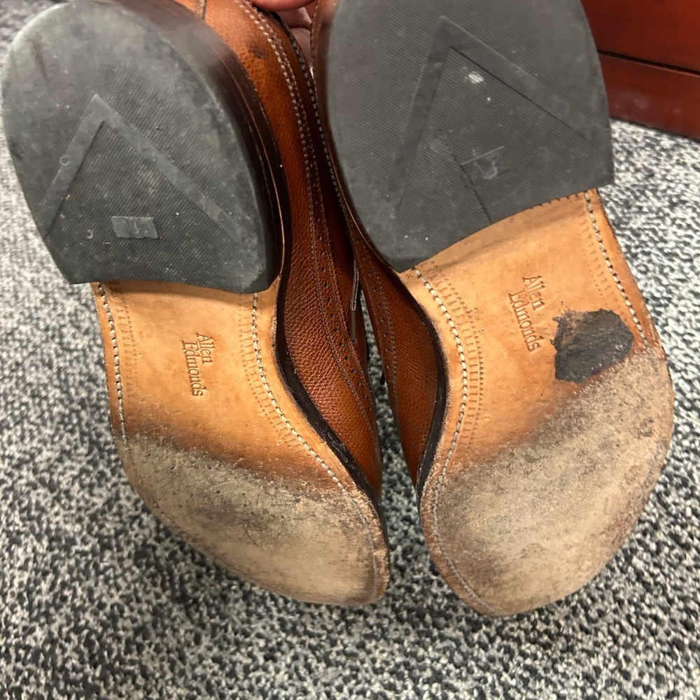 Allen Edmonds wingtips - Picture 3 of 5